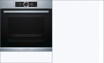 Compra Bosch Serie 8 HBG6764S1 horno Horno eléctrico 71 L 3650 W Negro,  Acero inoxidable A+ | Phone House