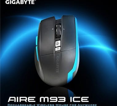 Gigabyte Gigabyte AIRE M93 ICE RF inalámbrica + USB Laser 2