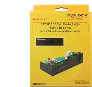 Delock DeLOCK 91494 Interno USB 3.0 Negro lector de tarje