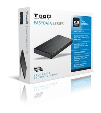 Tooq TooQ CAJA HDD 2,5"" SATA A USB 2.0/USB 3.0 NEGRA