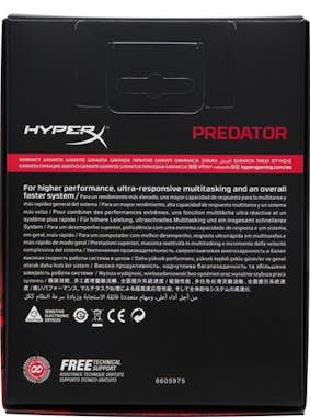HyperX HyperX Predator HX436C17PB3K4/64 módulo de memoria