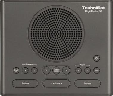 Technisat TechniSat DigitRadio 51 radio Reloj Digital Negro