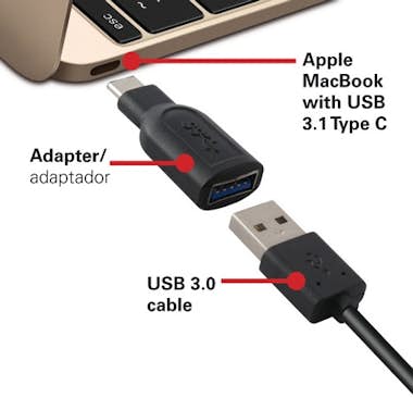 ME! Adaptador USB 3.0 a USB 3.1 Tipo C