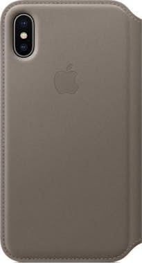 Apple Funda folio cuero original iPhone X