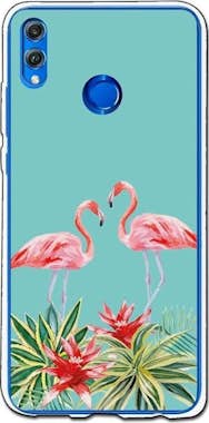 German Tech Funda gel Honor 8X - German Tech Verano Flamingo