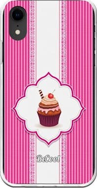 BeCool Funda Silicona iPhone XR - BeCool  Cupcake Rosa