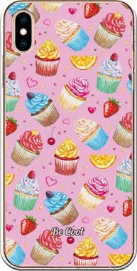 BeCool Funda Silicona iPhone XS Max - BeCool  Cupcakes y