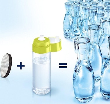 Compra Brita Fill&Go Vital Botella con filtro de agua Verde, Transparente  0,6 L