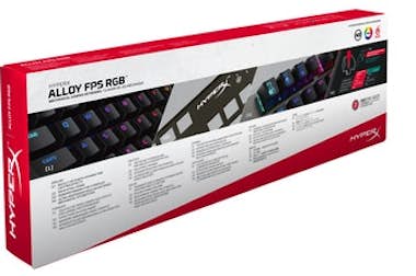 HyperX HyperX Alloy FPS RGB teclado USB QWERTY Inglés de