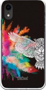 BeCool Funda Silicona iPhone XR - BeCool  Búho y Colores