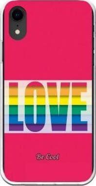 BeCool Funda Silicona iPhone XR - BeCool  Love Colors Dia