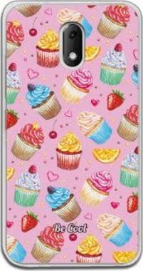 BeCool Funda silicona Wiko Sunny 3 Mini - Becool Cupcakes