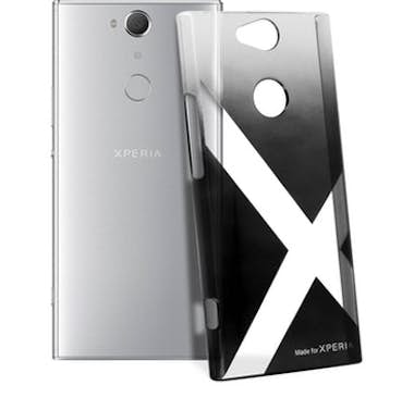 Muvit Carcasa Sony Xperia XA2 Plus Transparente negra Ma