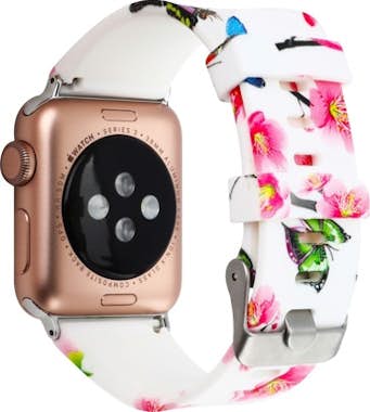 Avizar Correa Apple Watch 38 y 40 mm Flores y mariposas -