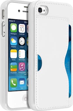 Avizar Carcasa protectora iPhone 4 / 4S silicona cartera