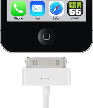 Avizar Cable USB a conector Apple 30 pin - Blanco