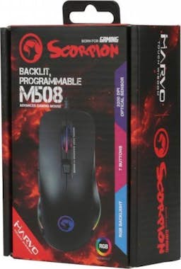 Scorpion Raton Gaming Led efecto arcoiris - 6 Botones - (MA