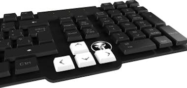 Mars Gaming Mars Gaming MKHA0 teclado USB Negro, Blanco