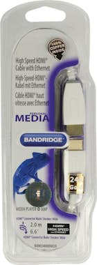 Bandridge Bandridge 2m HDMI m/m 2m HDMI HDMI Blanco cable HD