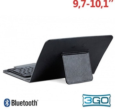Funda Ebook Tablet 10 Pulgadas Universal 3GO Negro + Teclado