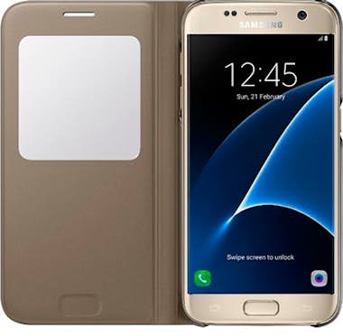 Samsung Funda con tapa y ventana para Galaxy S7