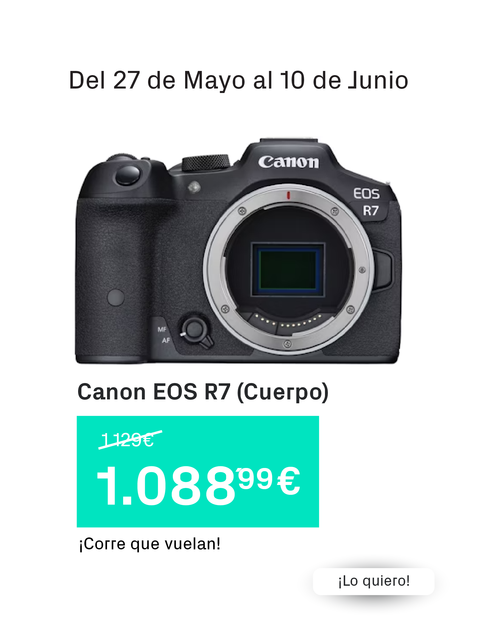 Canon EOS R7 (Cuerpo) | Phone House
