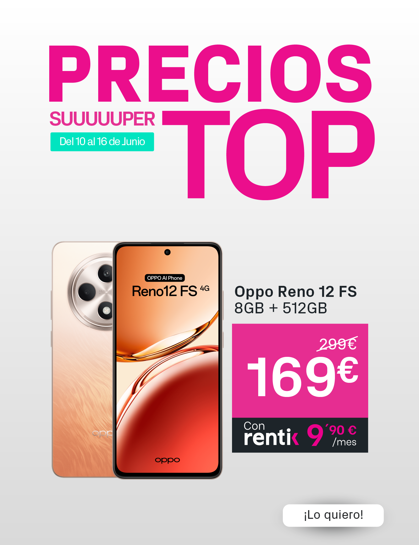 OPPO RENO 12 FS 4G 8GB+512 | Phone House