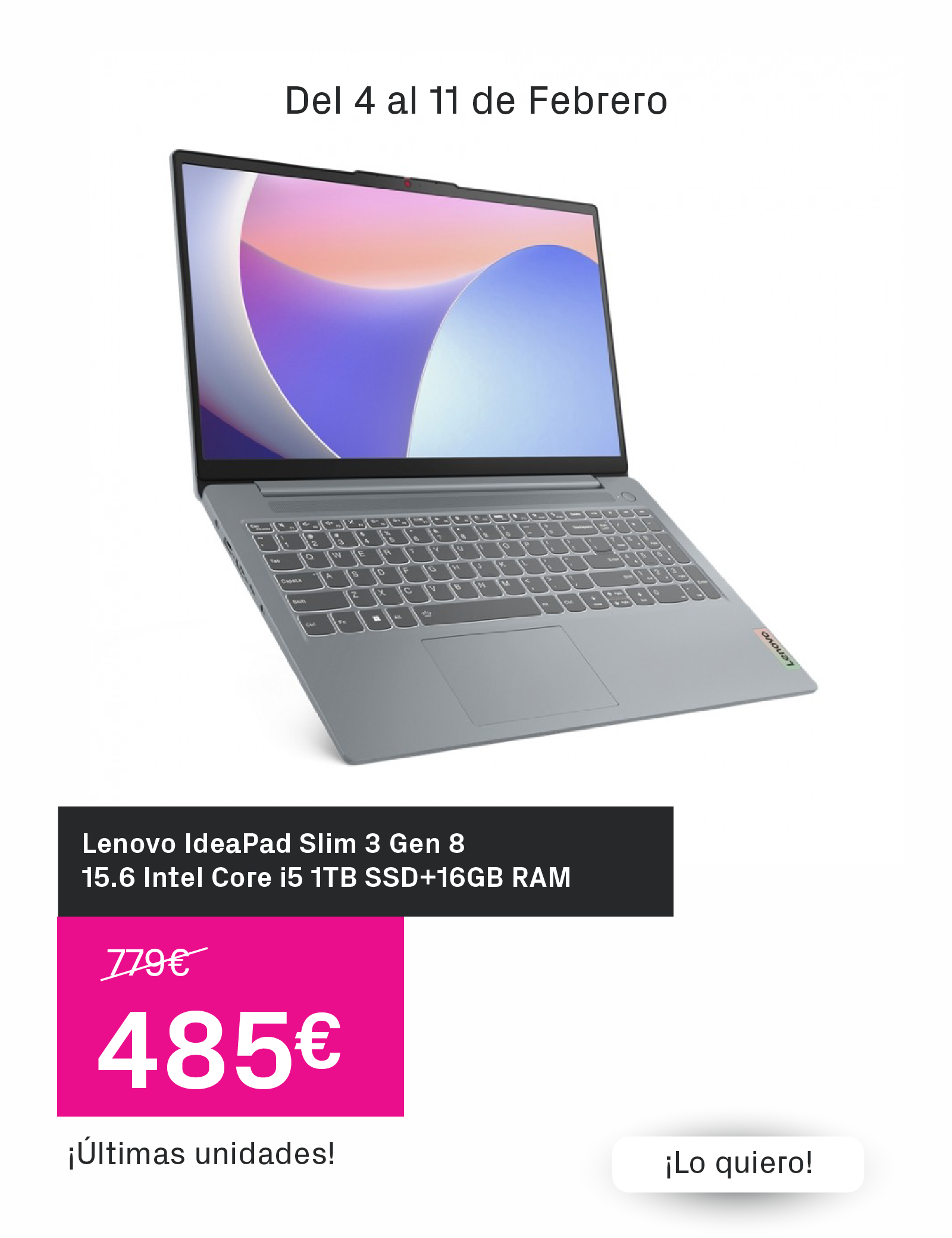 Lenovo IdeaPad Slim 3 Gen 8 | Phone House