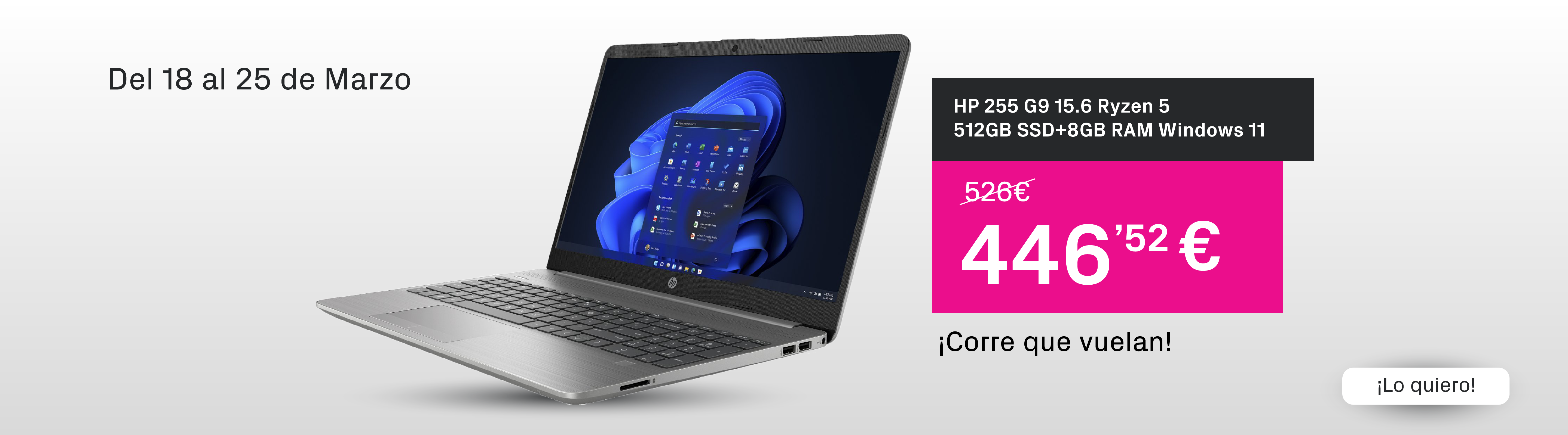 HP 255 G9 15.6 Ryzen 5 | Phone House