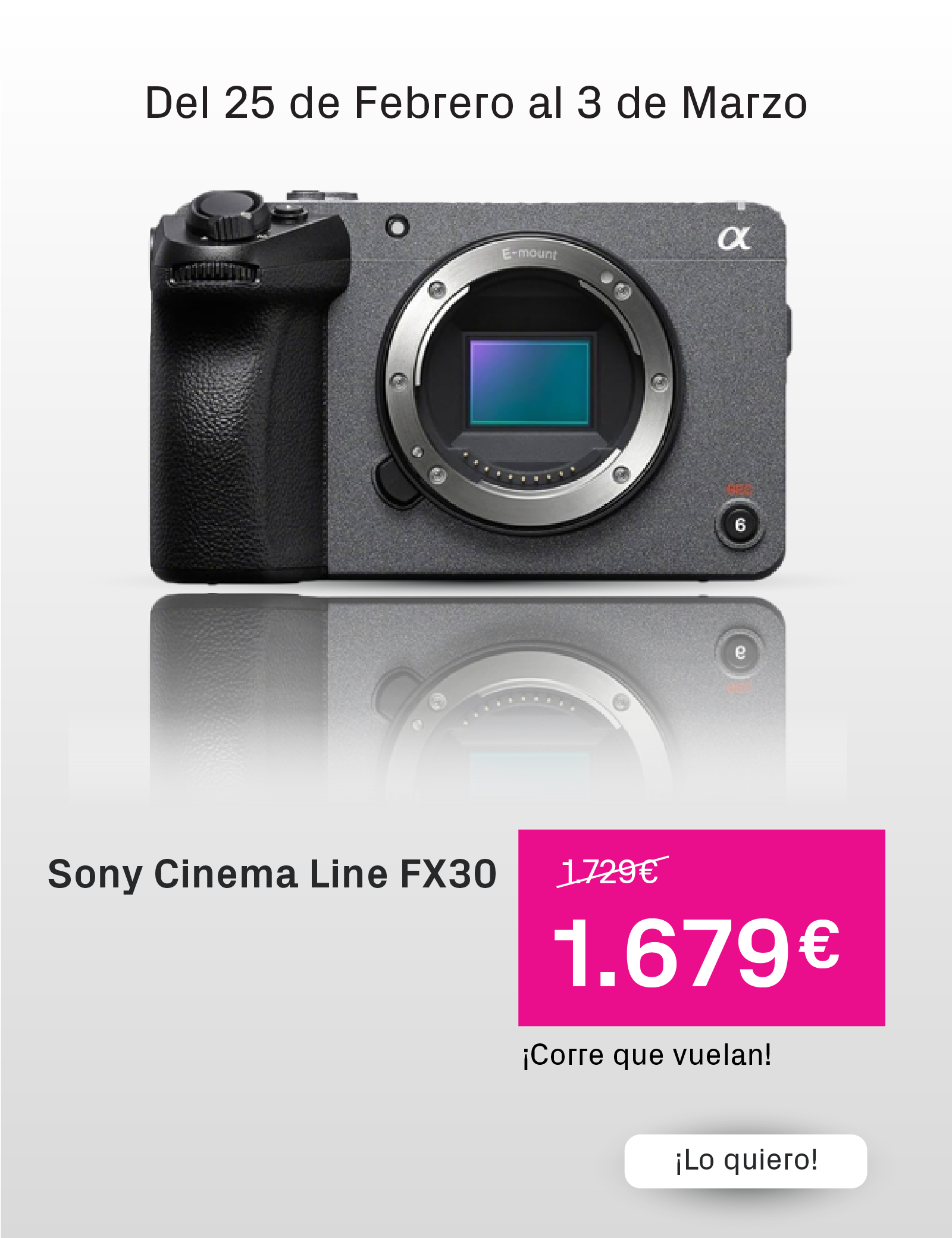 Sony Cinema Line FX30  | Phone House