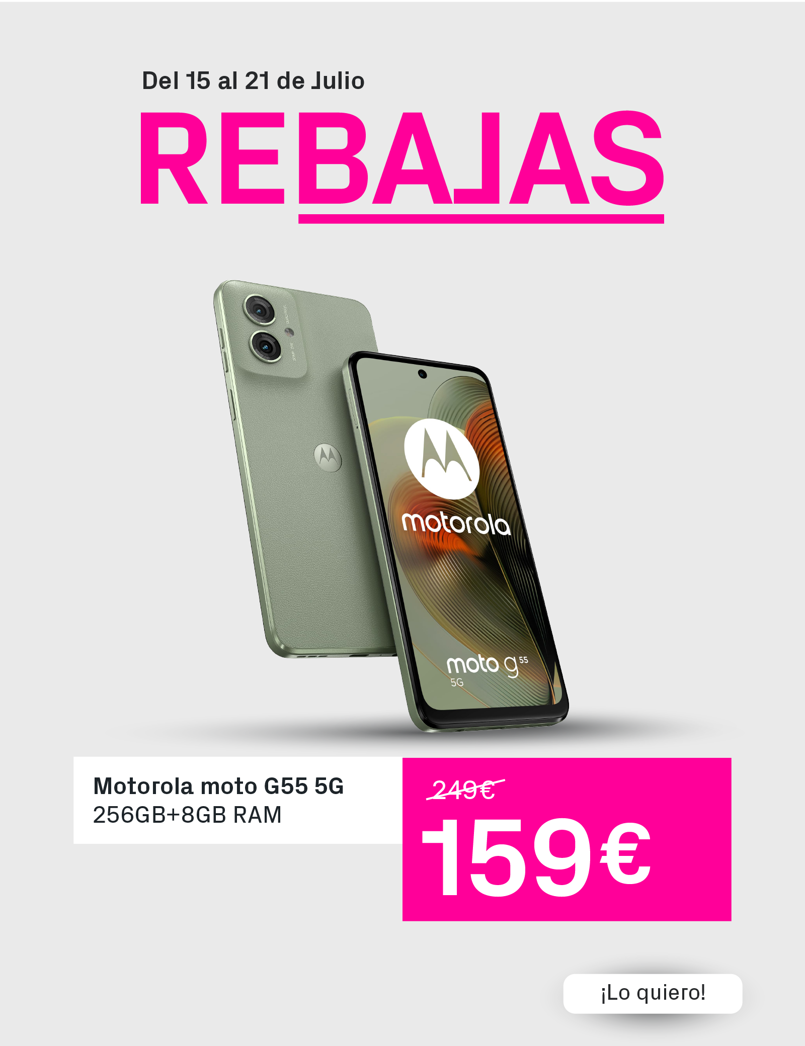 Motorola moto G55 5G 256GB+8GB RAM | Phone House