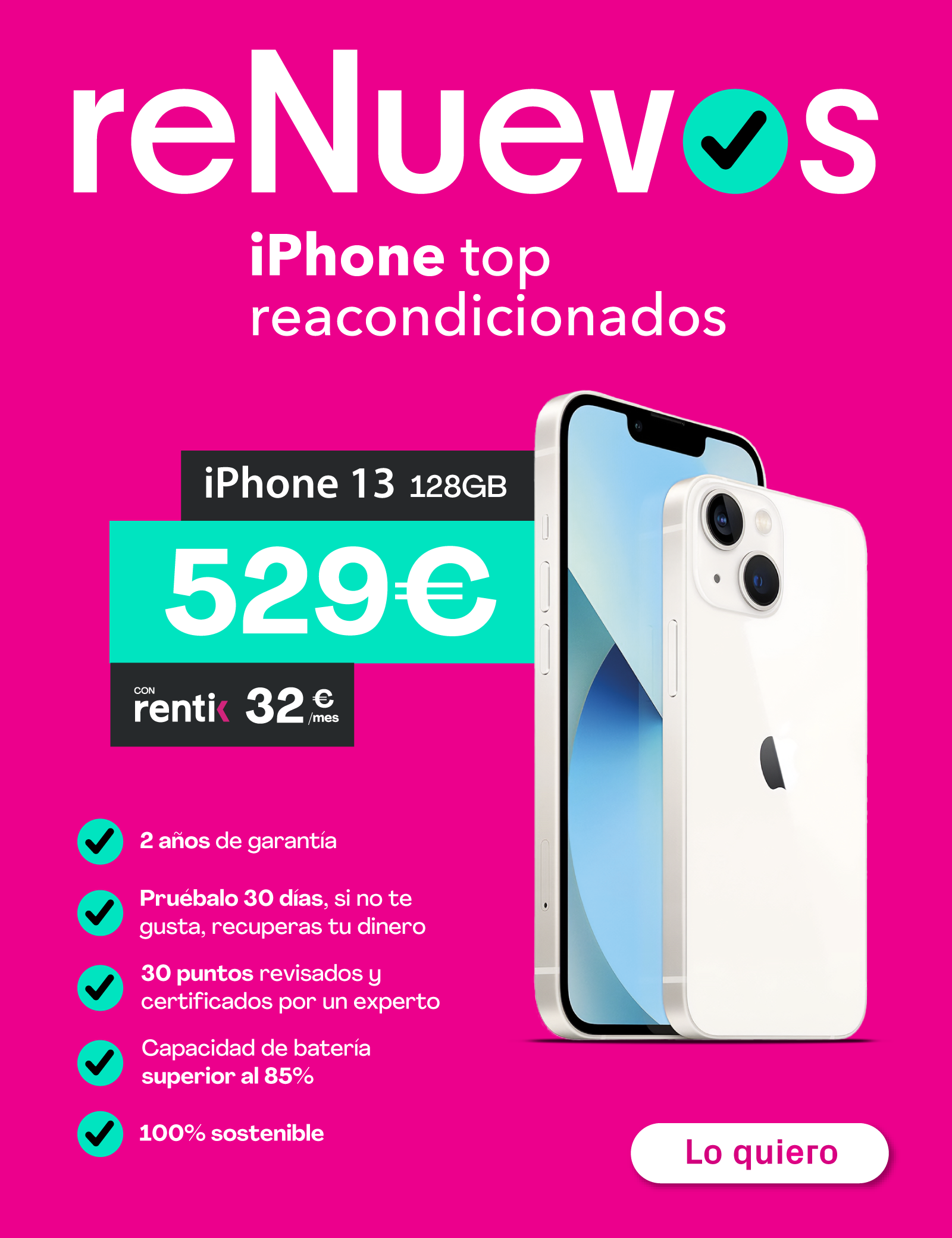 reNuevos - iPhone 13 128GB | Phone House