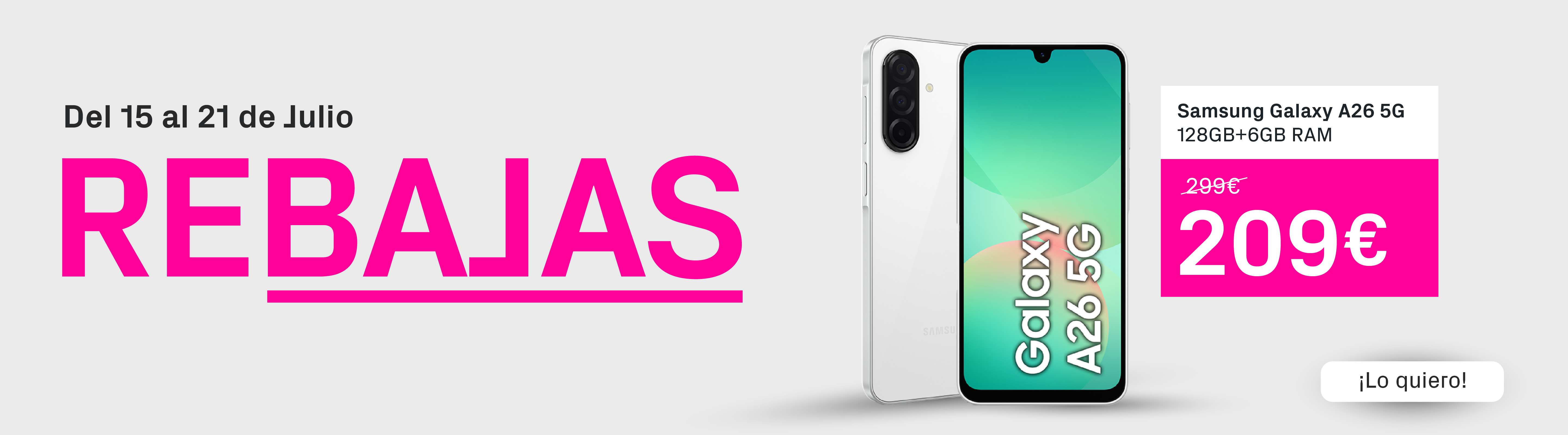 Samsung Galaxy A26 5G 128GB+6GB RAM | Phone House