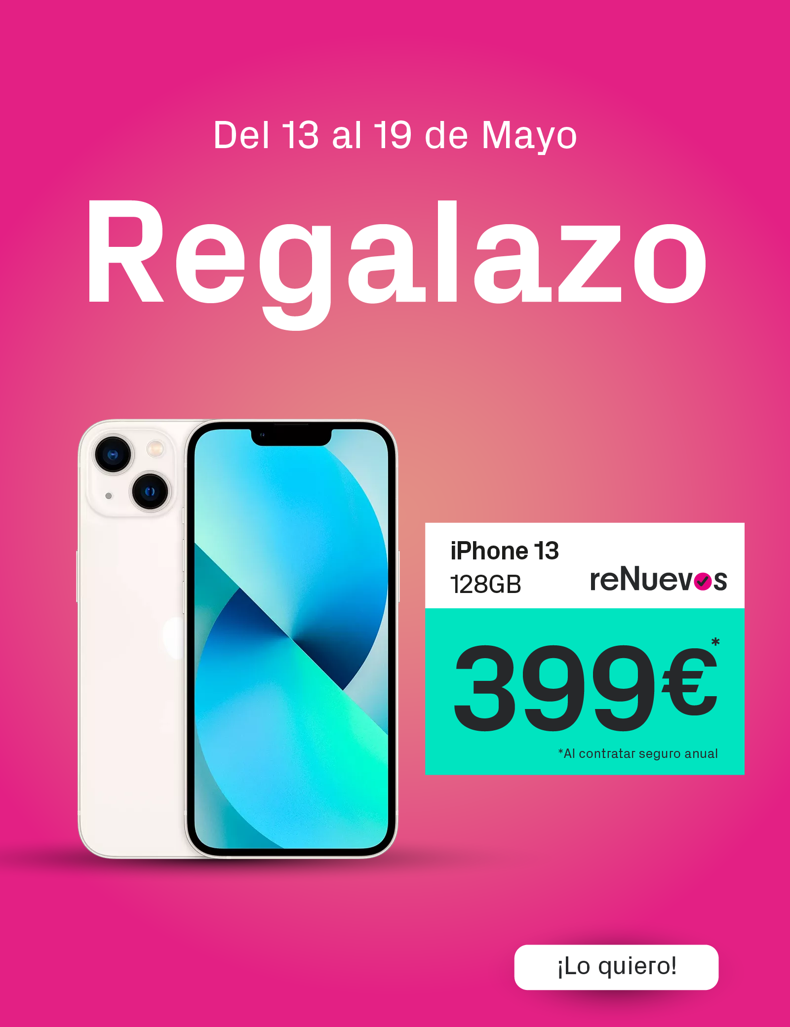 iPhone 13 128GB reNuevos | Phone House