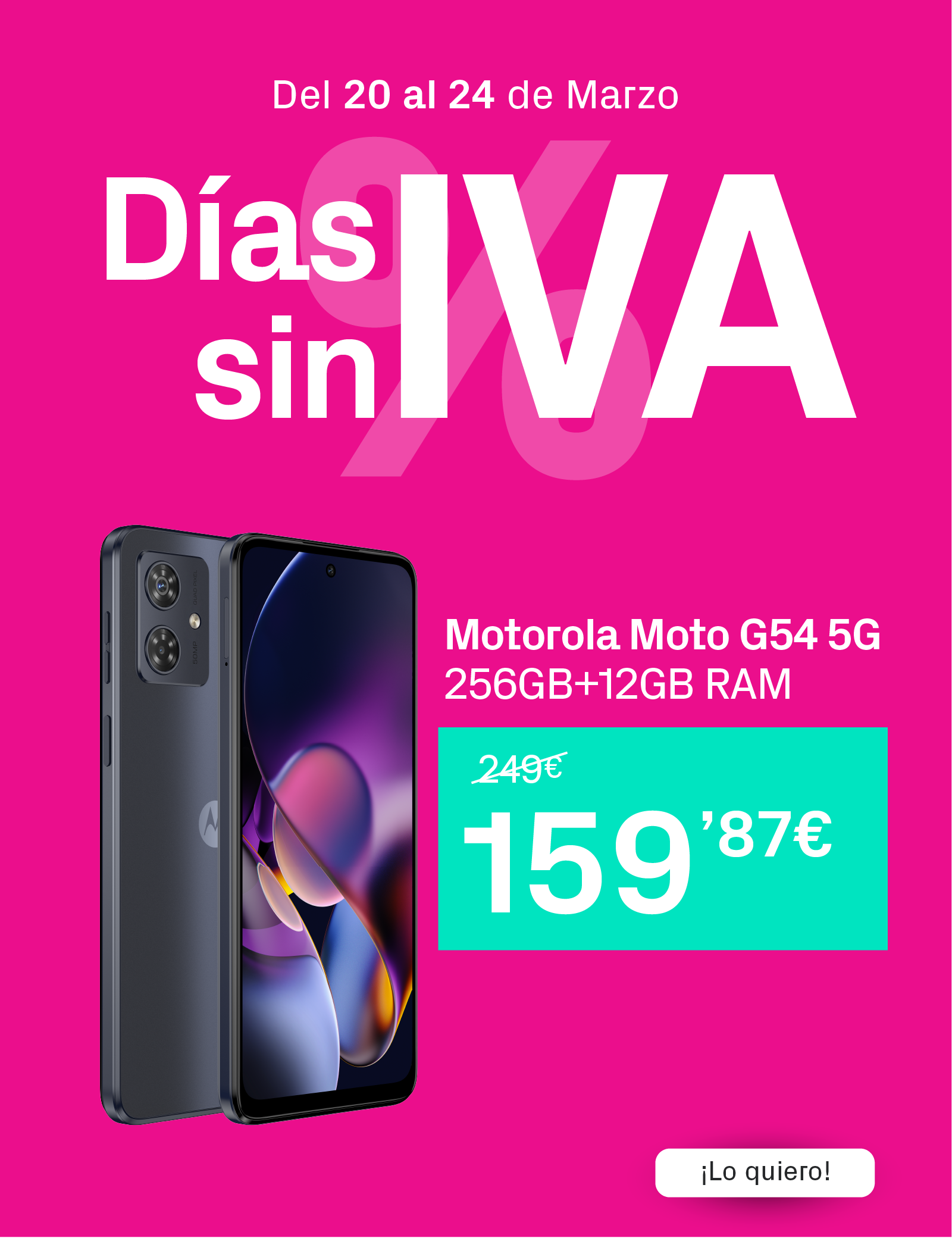 MOTOROLA G54 5G 12GB+256GB | Phone House