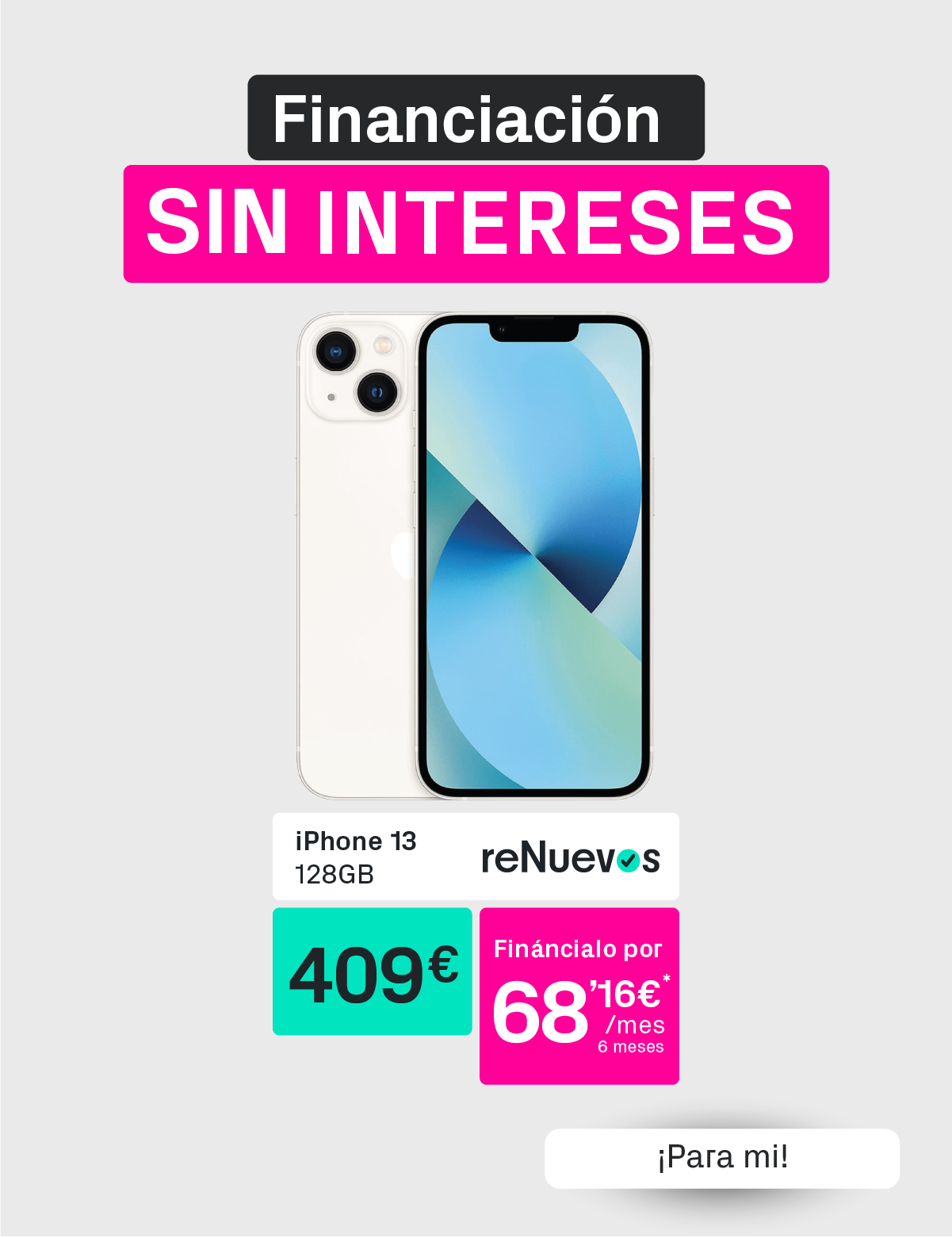 iPhone 13 128GB reNuevo  | Phone House