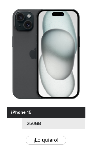 iPhone 15 256GB