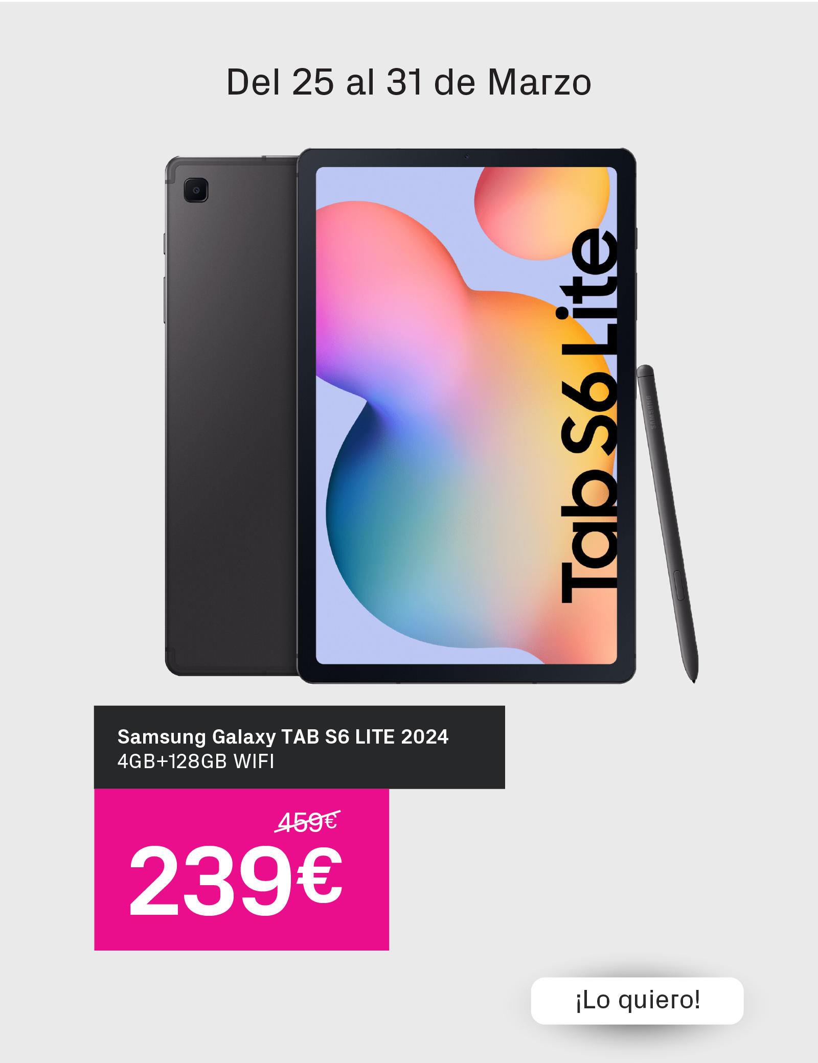 Samsung Galaxy Tab S6 Lite | Phone House