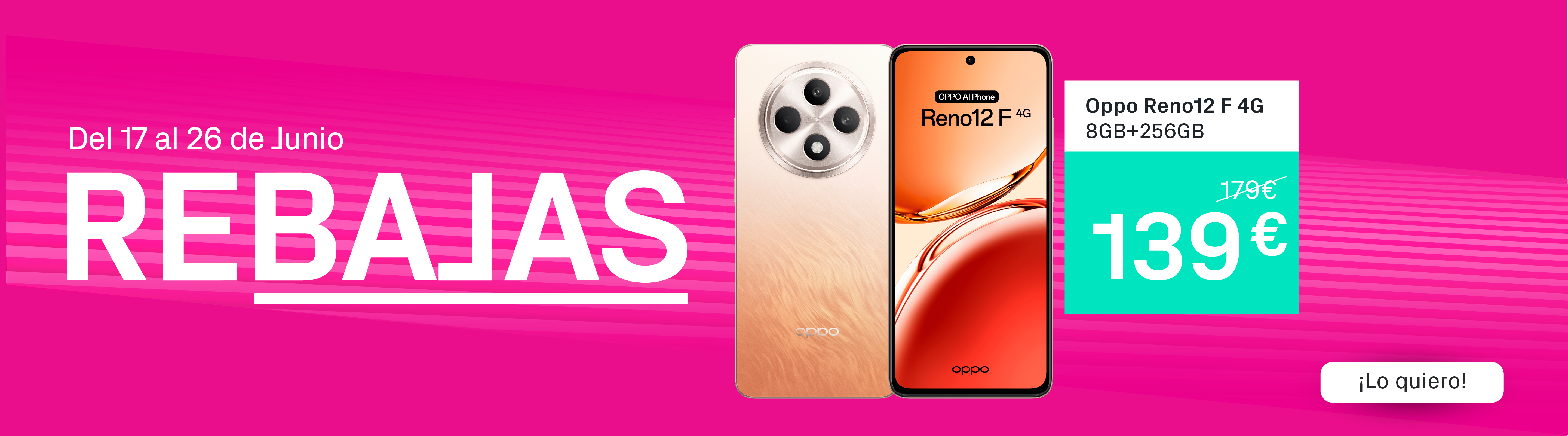 OPPO Reno12 F 4G 256GB+8GB RAM  | Phone House