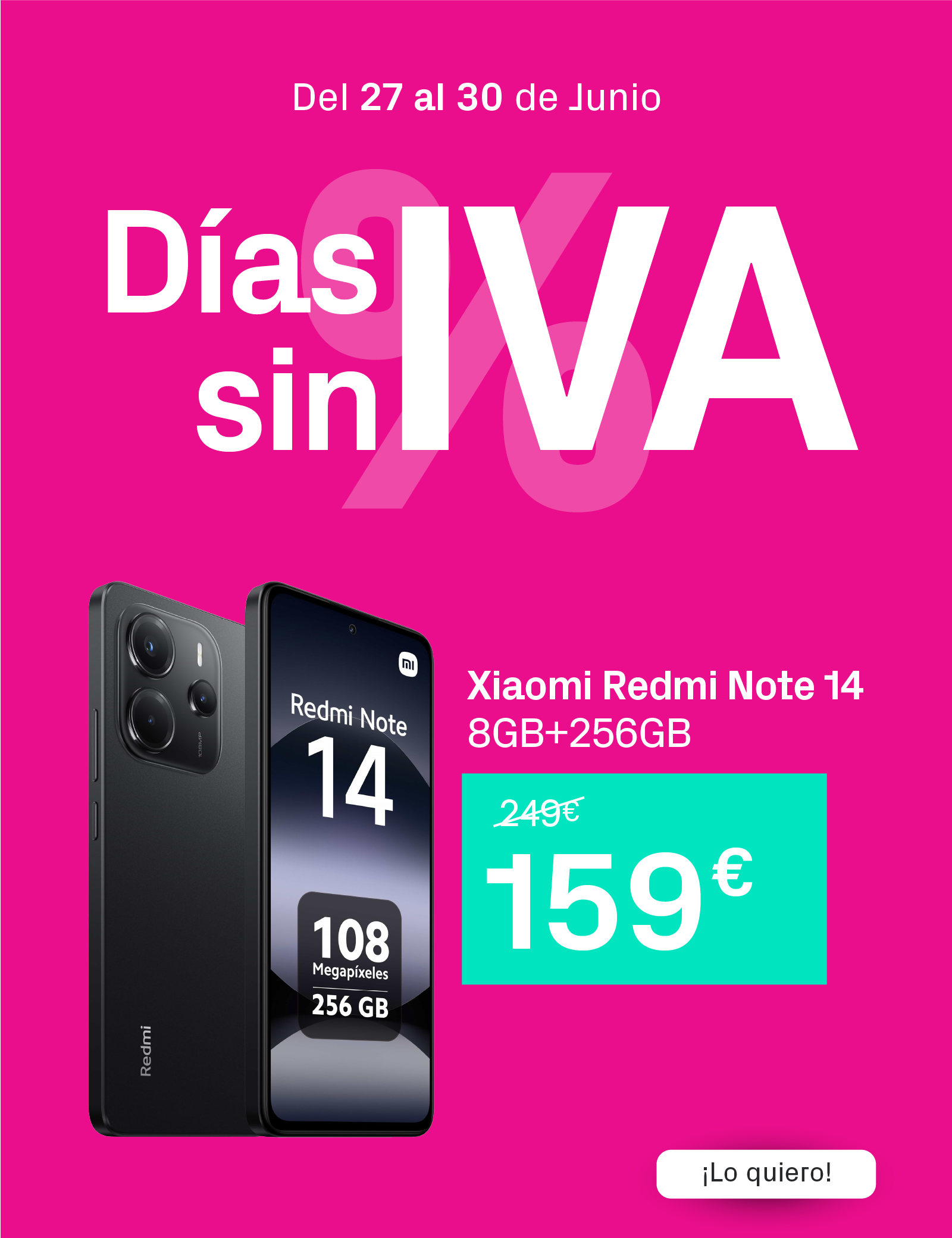 XIAOMI REDMI NOTE 14 8GB+256GB  | Phone House