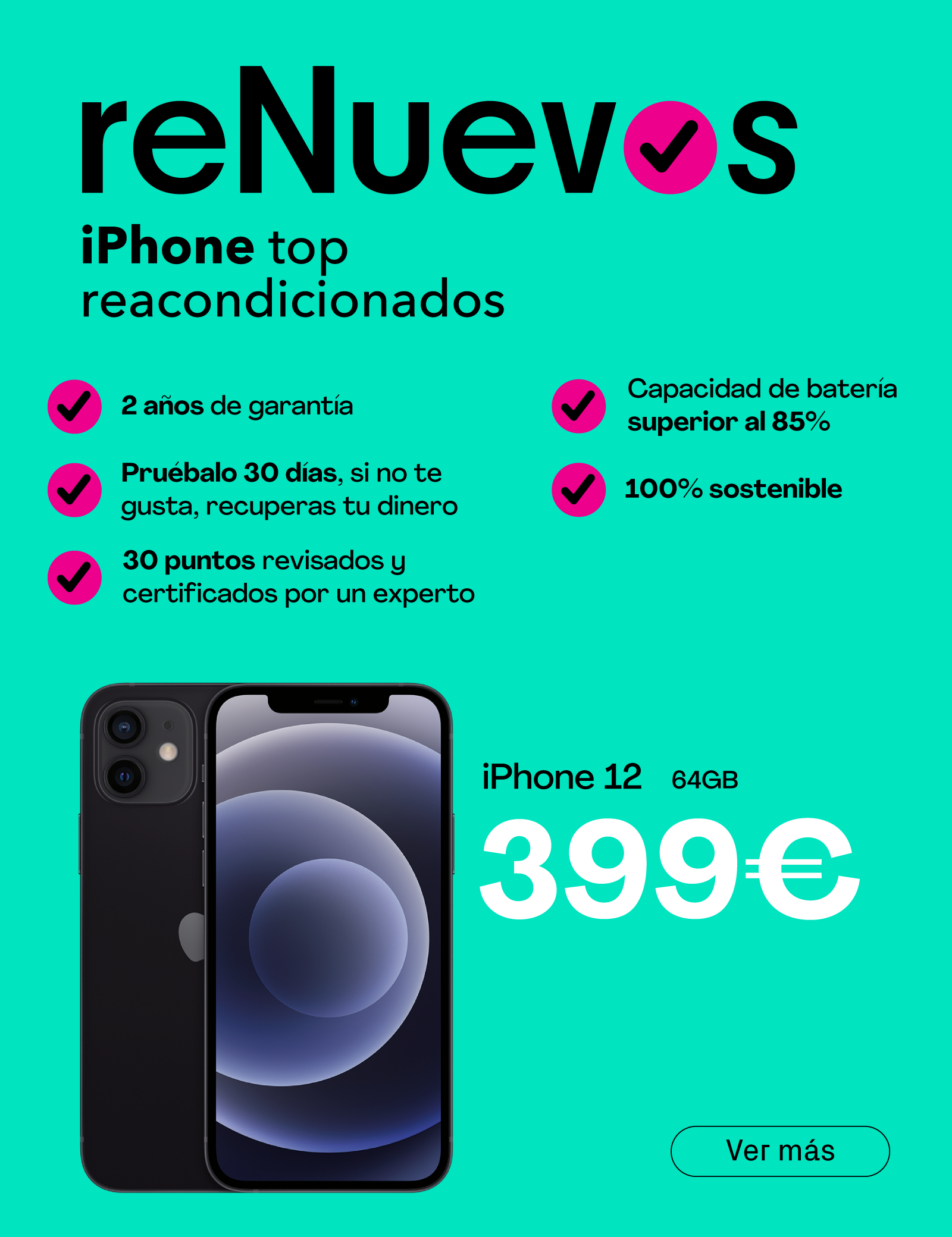 reNuevos - iPhone 12 64GB | Phone House