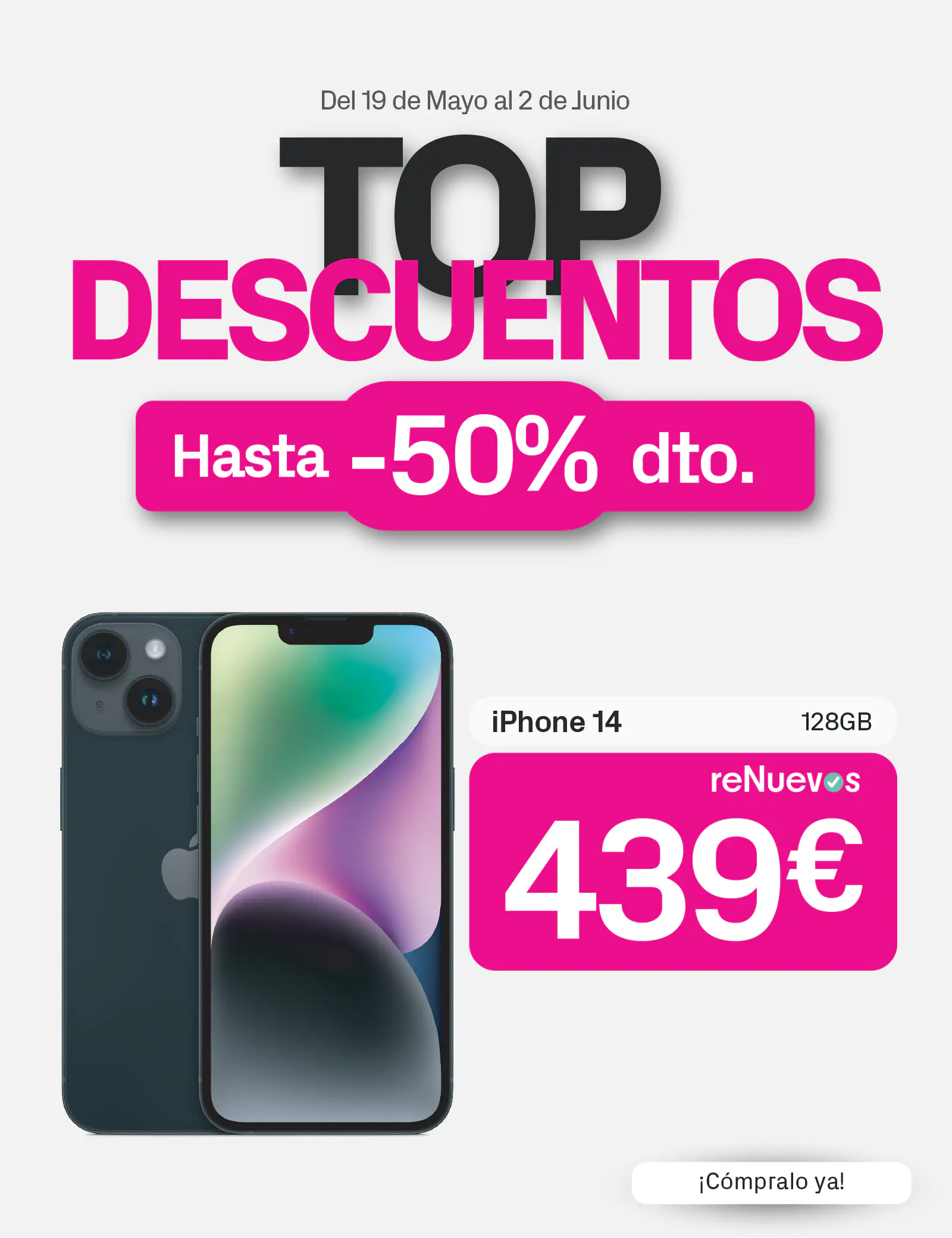 iPhone 14 128GB ReNuevo | Phone House